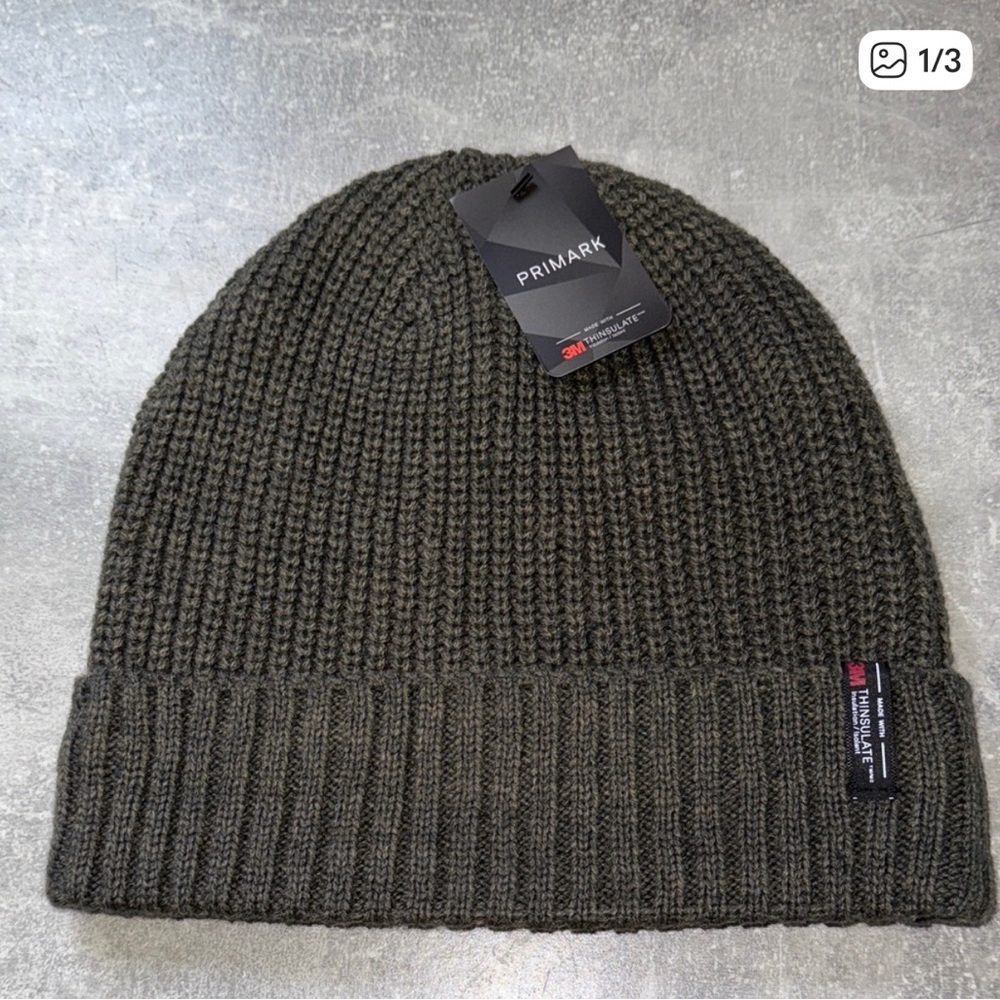 Primark Dark Green 3M Thinsulate  Knit Beanie